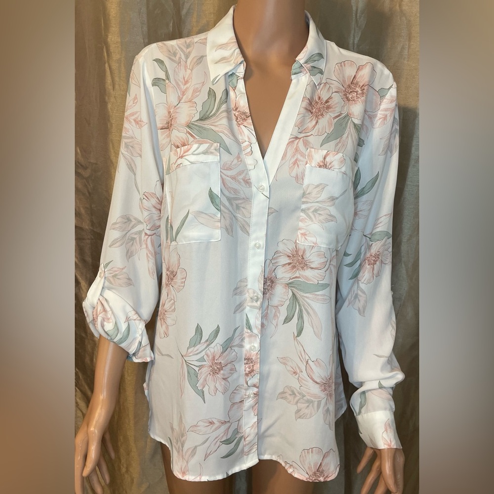 Candies-Long sleeve floral top